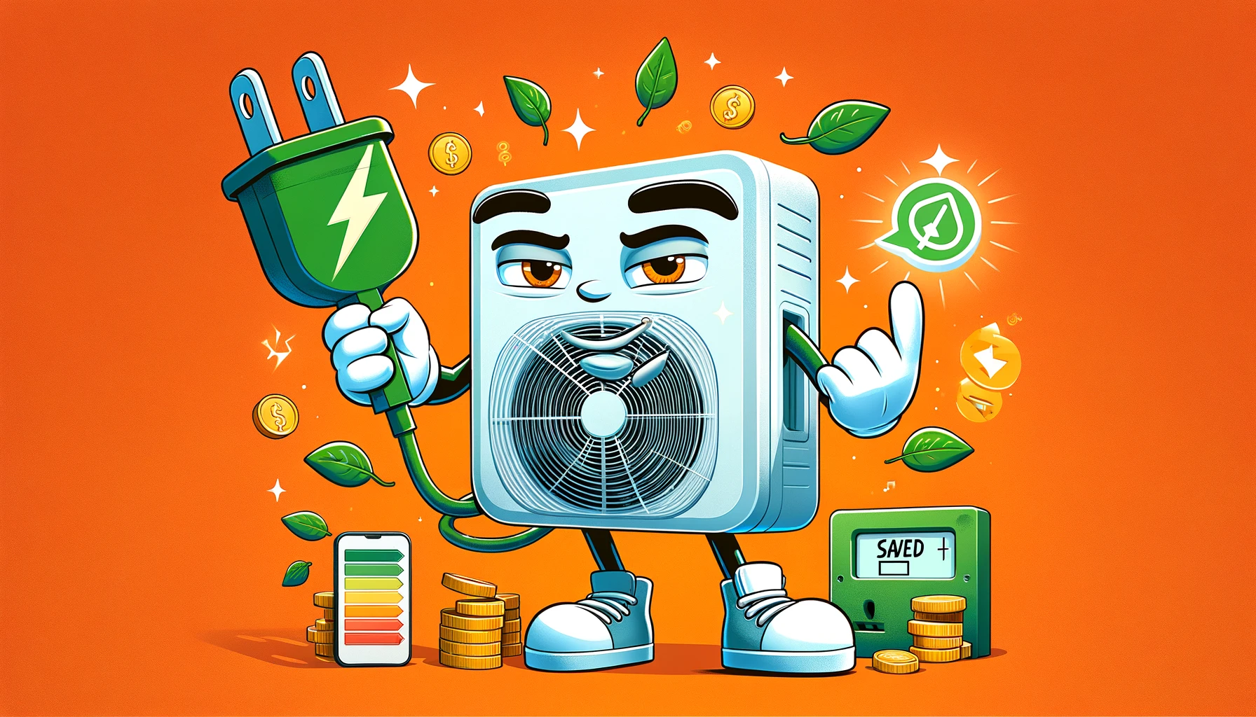 Qual ar condicionado que gasta menos energia